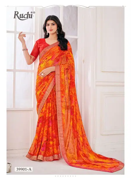 Simayaa Vol 30 By Ruchi Chiffon Saree Wholesale Suppliers In Mumbai